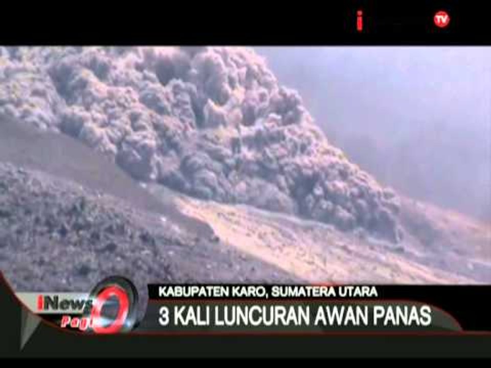 Sinabung Luncurkan Awan Panas - iNews Pagi 20/06