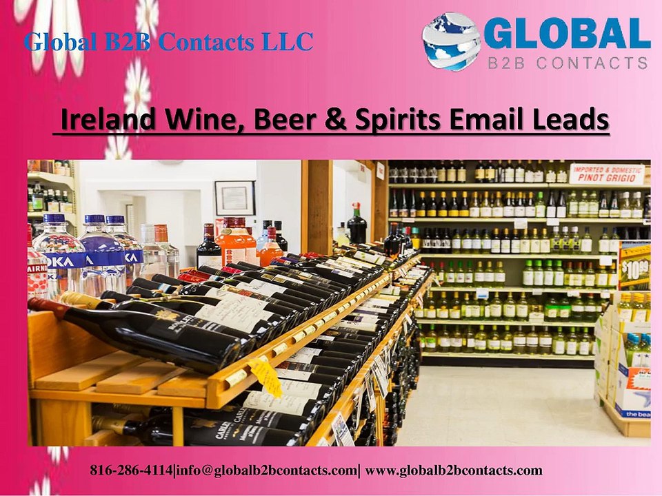 Ireland Wine, Beer & Spirits Email Leads