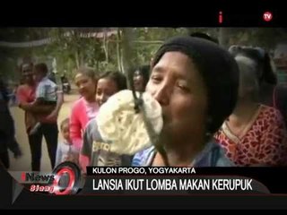 SEMANGAT !!! Lansia Pun Ikut Lomba Makan Kerupuk - iNews Siang 17/08