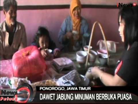 Dawet Jabung Minuman Khas Ponorogo Favorit Buka Puasa - iNews Petang 25/06