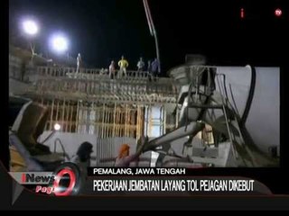 Pengerjaan Infrastruktur Mudik di Tol Pejagan Malang Terus Dikebut Hingga Malam - iNews Pagi 26/06