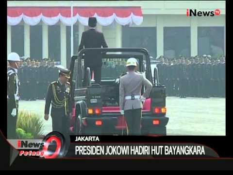 Presiden Jokowi Hadiri Hut Bayangkara Ke - 69 - iNews Petang 01/07