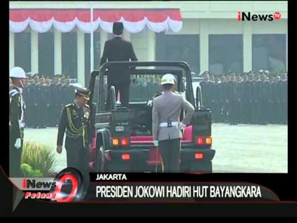 Presiden Jokowi Hadiri Hut Bayangkara Ke - 69 - iNews Petang 01/07
