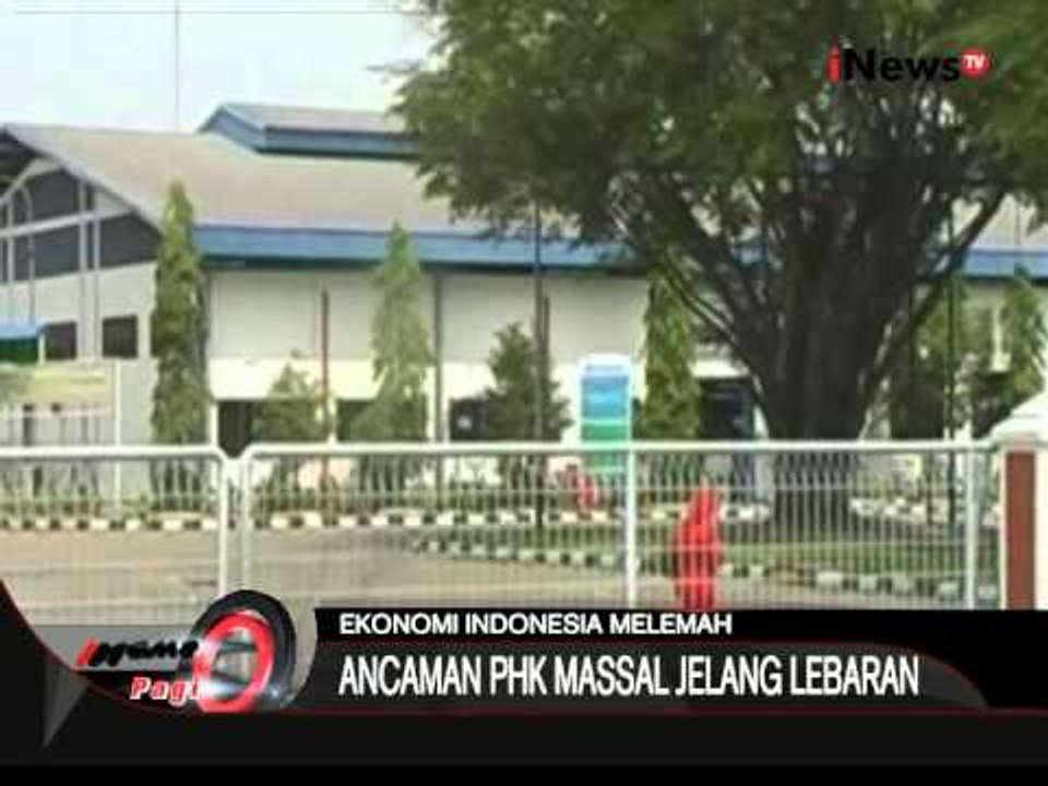 Ancaman PHK Massal Jelang Lebaran - iNews Pagi 02/07