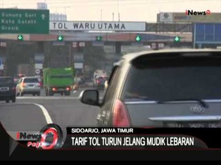 Tarif Tol Seluruh Indonesia Turun 35% Selama Mudik Lebaran - iNews Pagi 06/07