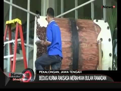 Semarak Ramadan, Bedug Unik Raksasa Dari Buah Kurma, Pekalongan - iNews Siang 06/07