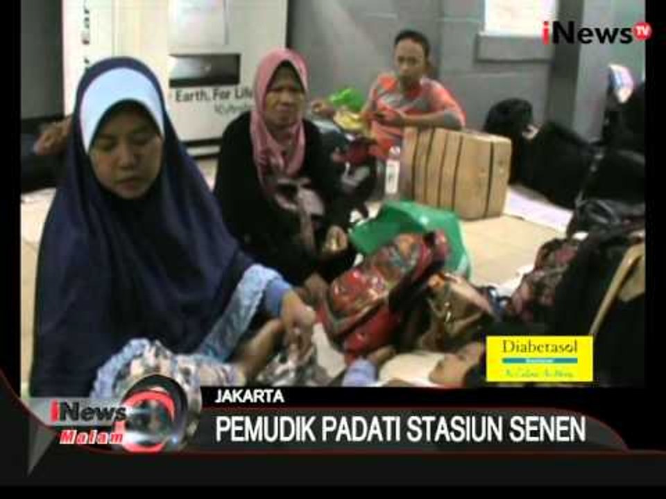 Para Pemudik Mulai Memadati Terminal dan Stasiun - iNews Malam 07/07
