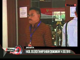 Pansel KPK Gelar Seleksi Tahap II - iNews Pagi 09/07