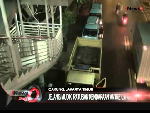 Antrian Panjang Kendaraan Di Kantor Pelayanan Uji Kir Sejak Dini hari - iNews Pagi 10/07