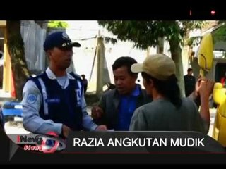 Kesiapan Mudik Dishub Razia Uji Kelayakan Jalan, Supir Truk Menolak Ditilang - iNews Siang 09/07