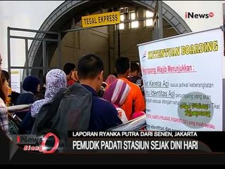 Live Report: Pemudik Padati Stasiun Sejak Dini Hari - iNews Siang 10/07