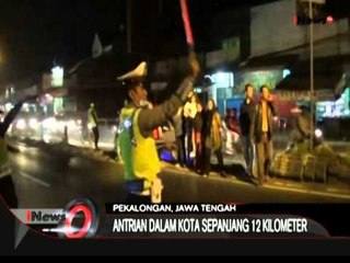 Antrian Kendaraan Pemudik Hingga 20Km Di Pekalongan - iNews Pagi 16/07