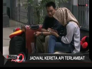 Padatnya Jalur Mudik, Sejumlah Kereta Mengalami Keterlambatan - iNews Pagi 16/07