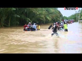 Lumpuh Total, Para Pemudik Menggunakan Jasa Becak Untuk Bisa Menyebrang - iNews Malam 15/07