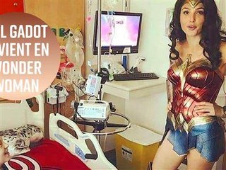 Gal Gadot visite les hôpitaux en Wonderwoman