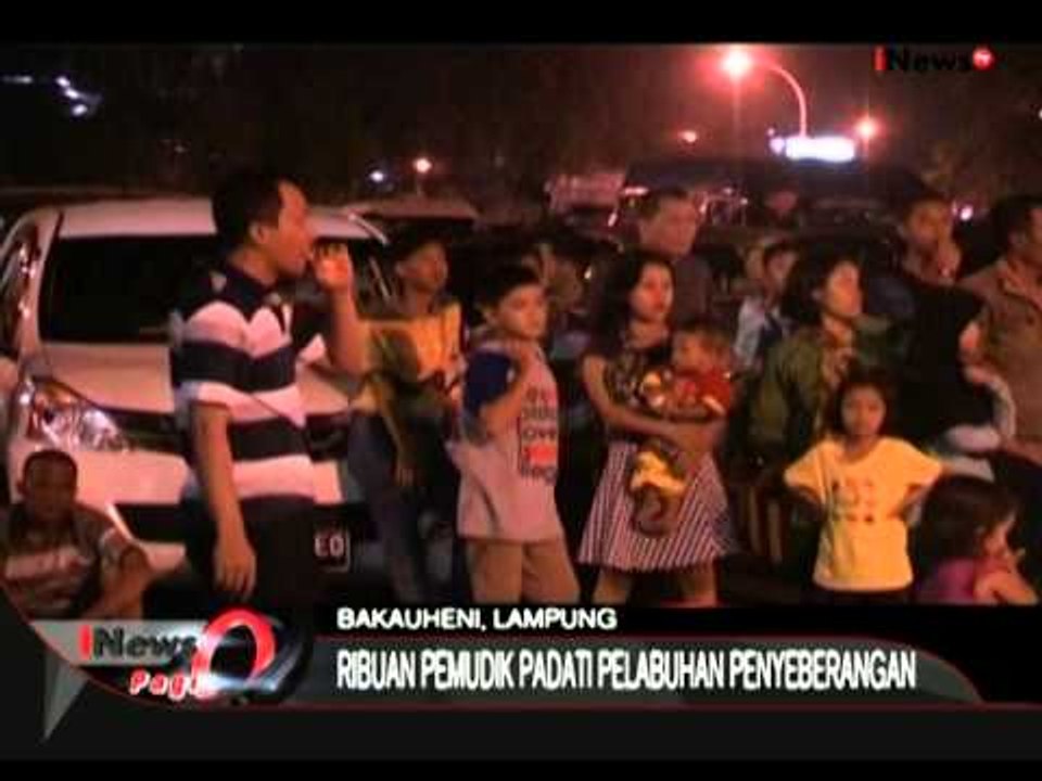 Arus Balik, Ribuan Pemudik Padati Pelabuhan Bakauheni - iNews Pagi 21/07