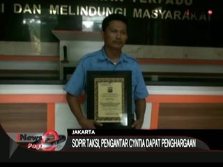 Penghargaan Untuk Sopir Taksi Pengantar Cyntia Bocah Yang Diculik Di PGC - iNews Pagi 22/07