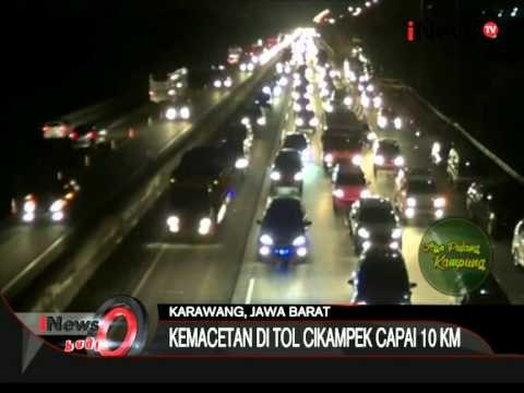 Arus Balik Lebaran 2015: Kemacetan Di Tol Cikampek Capai 10 KM - iNews Pagi 22/07