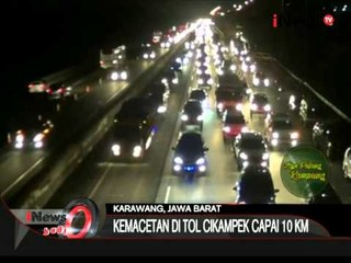 Arus Balik Lebaran 2015: Kemacetan Di Tol Cikampek Capai 10 KM - iNews Pagi 22/07
