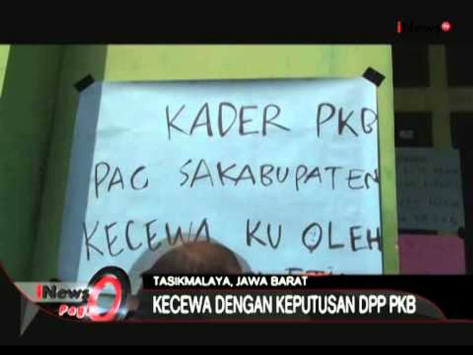 Garda PKB Tasikmalaya Ngamuk, Kantor DPC Dirusak Dan Dibakar - iNews Pagi 27/07