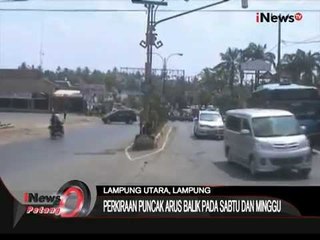 Arus Balik Lebaran 2015 Di Lampung Terpantau Lengang - iNews Petang 24/07
