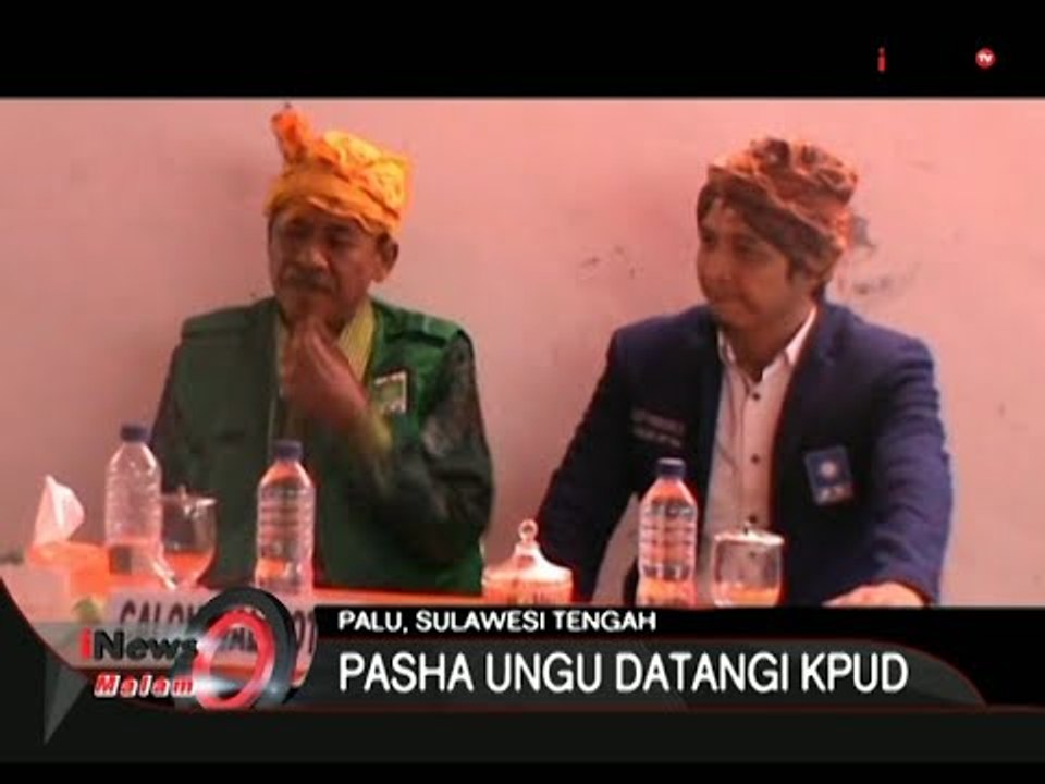 Pasha Ungu Mendaftar Sebagai Calon Walikota Palu - iNews Malam 27/07