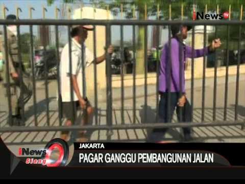Pagar Mol Ganggu Pembangunan Jalan Non Tol Di Bongkar Paksa Petugas - iNews Siang 28/07