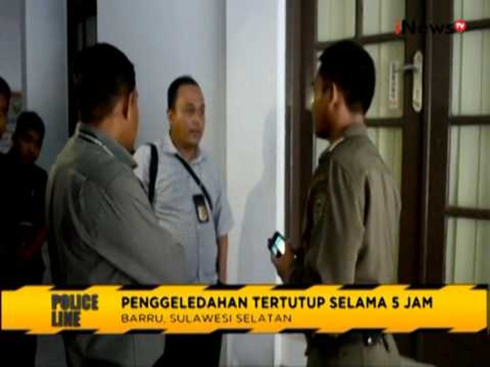 Terkait Pemerasan Dan Pencucian Uang, Kantor Bupati Barru Di Geledah Polisi - Police Line 29/07