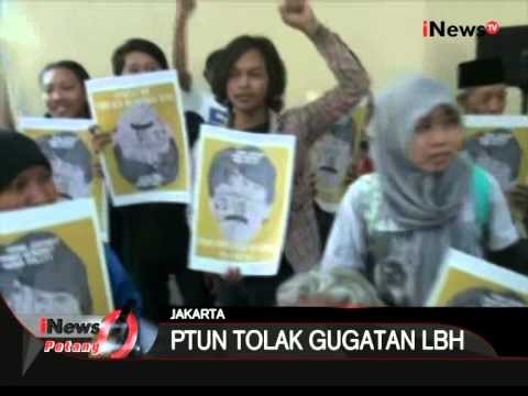 PTUN Tolak Gugatan LBH - iNews Petang 29/07
