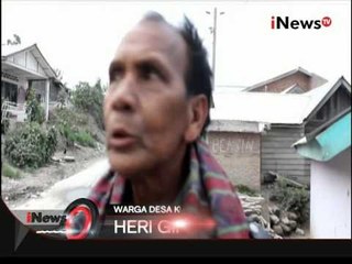 Abu Vulkanik Sinabung Menutupi Jalan Desa - iNews Siang 31/07