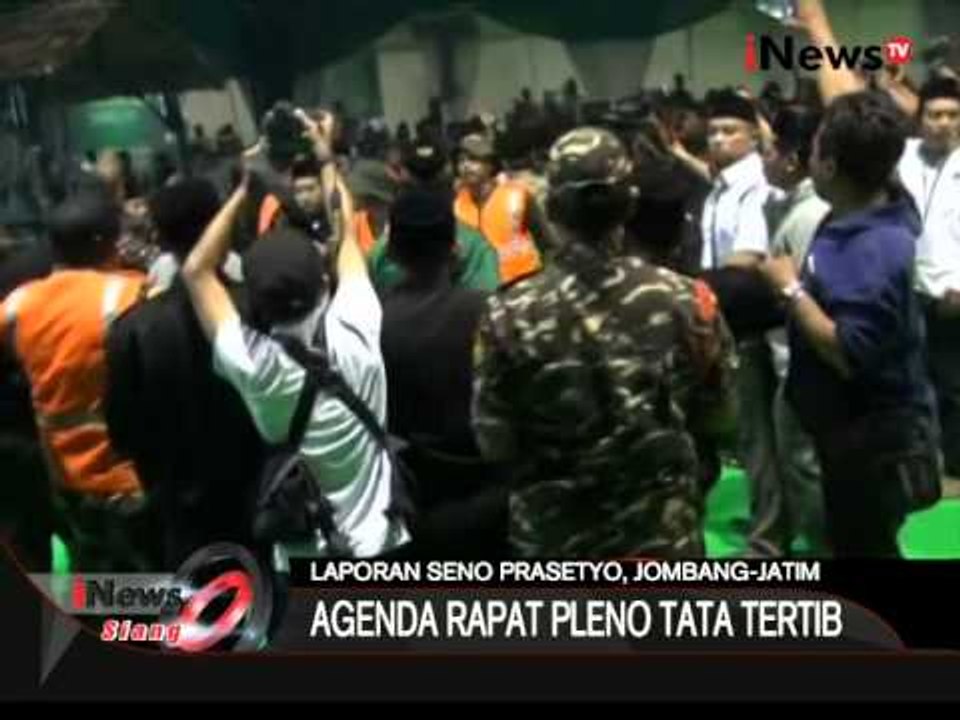Live Report: Muktamar NU Ke 33 Jombang, 2 Calon Ketua Mengundurkan Diri - iNews Siang 03/08
