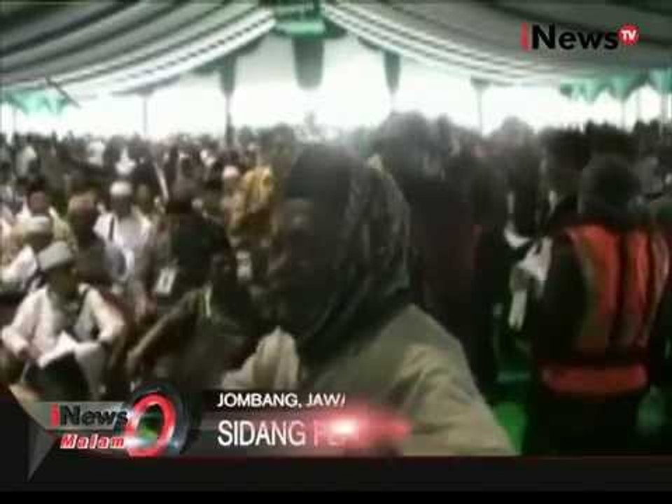 Panitia Tunda Sidang, Sidang Pleno Muktamar NU Diwarnai Ricuh - iNews Malam 02/08