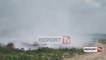 Report Tv - Ndotja mjedisore në Sukth, Bashkia djeg mbeturinat prej 1 jave