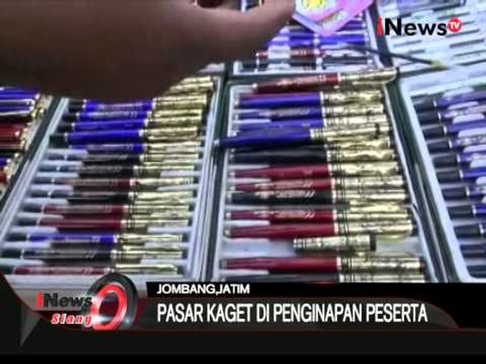 Berkah Muktamar NU Ke 33 Di Jombang, Pedagang Aksesoris Raih Untung - iNews Siang 03/08