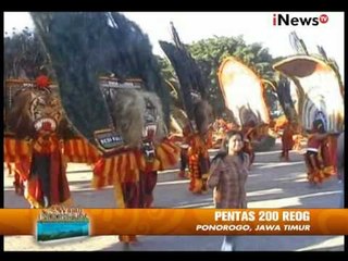 200 Penari Reog Ponorogo Adakan Aksi Bersama - Wajah Indonesia 04/08