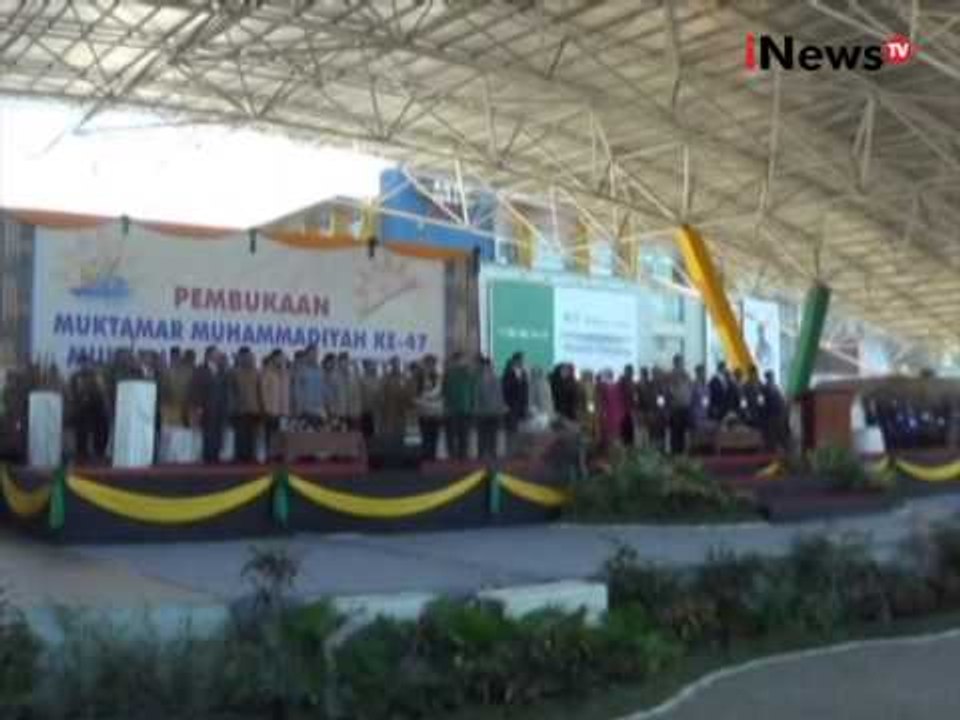 Presiden Jokowi Hadiri Pembukaan Muktamar Muhammadiyah, Makasar - iNews Siang 03/08