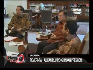 Pemerintah Ajukan RUU Penghinaan Presiden -  iNews Siang 06/08
