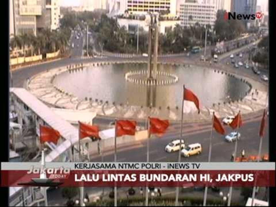 Pantauan Lalu Lintas Di Bundaran HI Kerjasama Dengan NTMC Polri - Jakarta Today 06/08