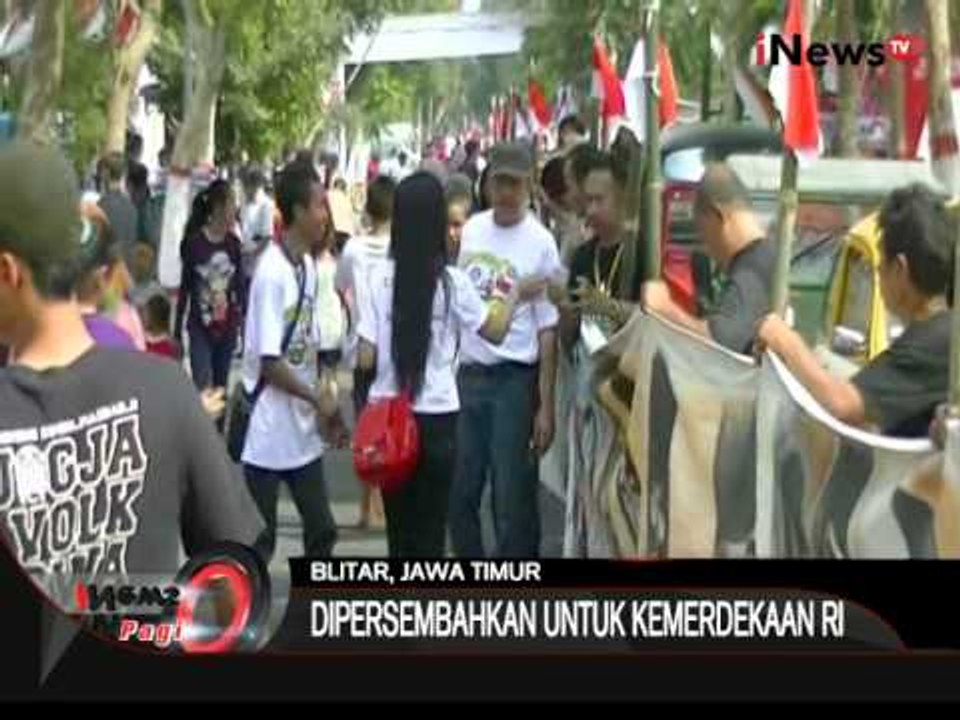 Peringatan Haul Soekarno, 114 Lukisan Wajah Bung Karno Di Bentangkan 114 Meter  - iNews Pagi 10/08