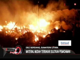 Pabrik Mebel Terbakar Di Deli Serdang, Sumut - iNews Pagi 11/08