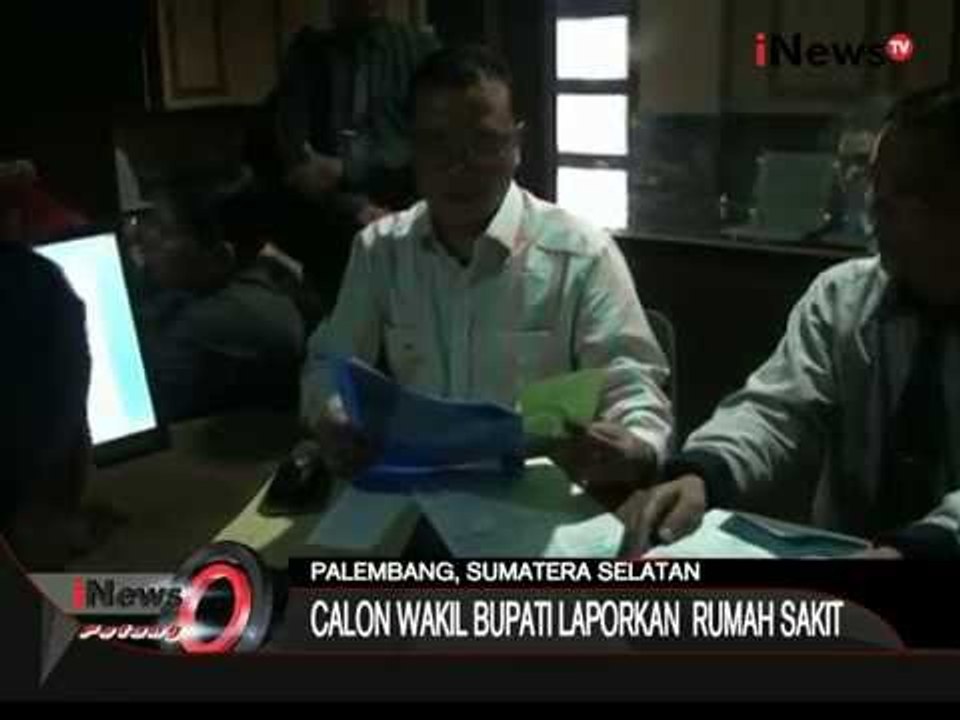 Pilkada Serentak 2015: Calon Wakil Bupati Laporkan Rumah Sakit - iNews Petang 10/08