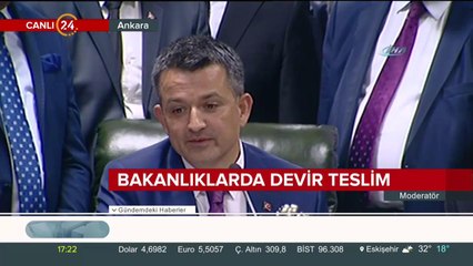 Yeni bakanlar görevleri devralıyor