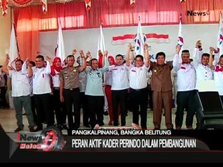 Pelantikan Pengurus Partai Perindo Di Palangkaraya, Babel - iNews Malam 12/08