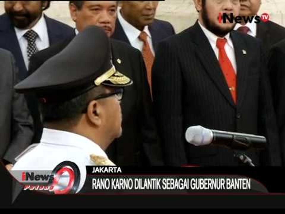 Pelantikan Gubernur Banten - iNews Petang 12/08