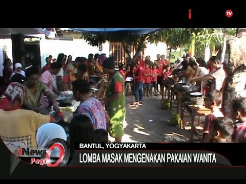 Keseruan Lomba Rias Wajah, Masak Dan Menangkap Ikan Lele Di Bantul, Yogyakarta - iNews Pagi 17/08