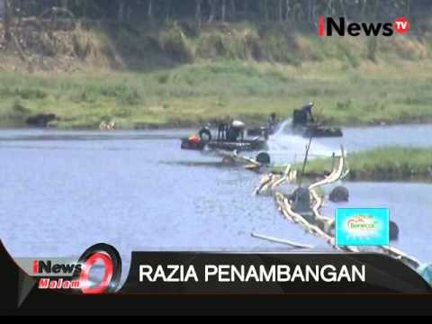 Inilah Aksi Polisi Yang Mengejar Pelaku Penambang Pasir Ilegal Di Mojokerto - iNews Malam 08/10