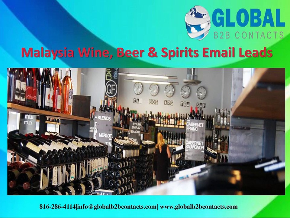 Malaysia Wine, Beer & Spirits Email Leads