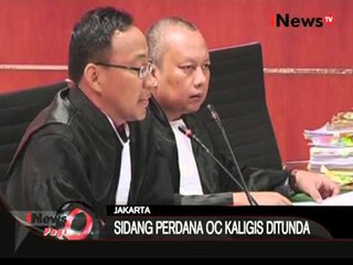 Sidang Perdana OC Kaligis Ditunda Karena Sakit - iNews Pagi 21/08