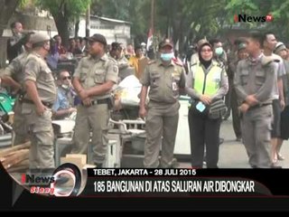 Pemprov DKI Juga Tertibkan Bangunan Di Bantaran Kali Di Kebon Jeruk, Jakarta - iNews Siang 21/08