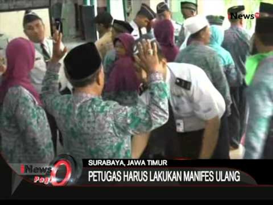 Masalah Visa Haji, Petugas Lakukan Manifes Ulang, Surabaya, Jatim - iNews Pagi 24/08